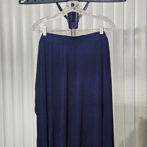 Catherine's Any Wear Skirts Bundle Quantity 2 Size 3x Navy and Brown